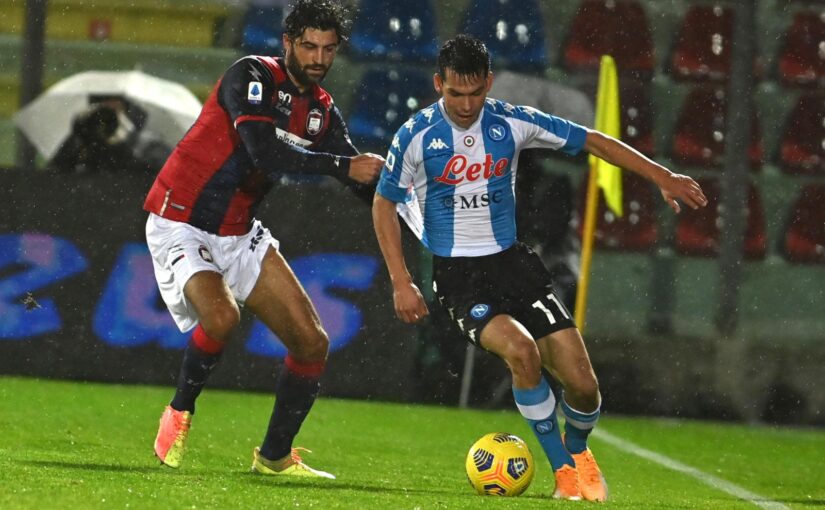 Crotone-Napoli 0-3, il tabellino