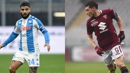 Diretta Napoli-Torino ore 20.45: dove vederla in tv, in streaming e probabili formazioni