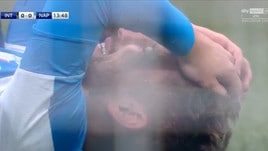 Infortunio Mertens: esce in lacrime durante Inter-Napoli
