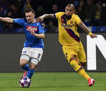 Inter, per Vidal risentimento ai flessori della coscia. A rischio il Napoli?