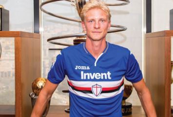 Thorsby, il centrocampista economista della Samp che legge Piketty tra un gol e un assist