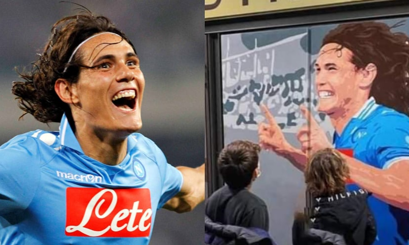 Cavani visita la Hall of Fame: “Grazie Napoli. Juve o Inter? Io mai…”