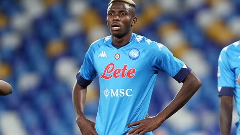 Napoli, subito testa all’Inter: terapie e palestra per Osimhen