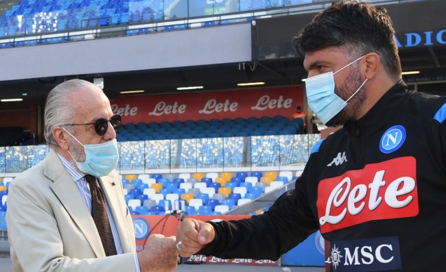 CORRIERE – Gattuso, fiducia a tempo: decisive Spezia e Parma. De Laurentiis ha un piano