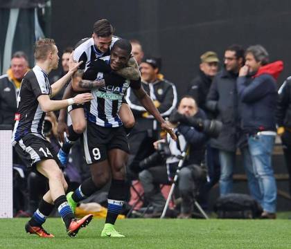 Conte non approfitta, l’Inter fermata sul pari a Udine