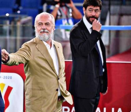 Corsport: De Laurentiis aveva proposto ad Agnelli il rinvio della Supercoppa per i positivi della Juve