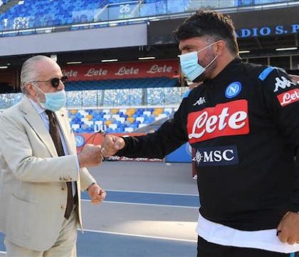 De Laurentiis furioso con Gattuso e Giuntoli (e anche la squadra mormora)