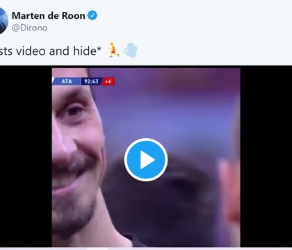 De Roon è un uomo coraggioso, posta i 3 gol dell’Atalanta e sfotte Ibra: “nasconditi”