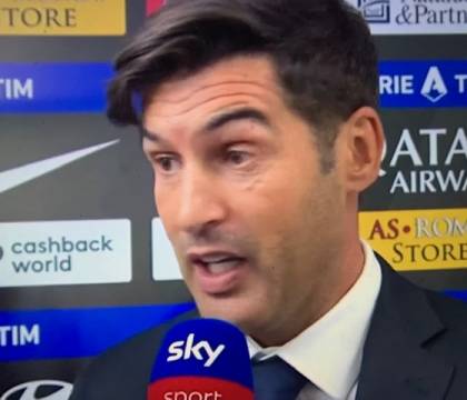 Fonseca: “Inter e Juve si giocano lo scudetto. Sono candidate anche Milan, Napoli e Atalanta”