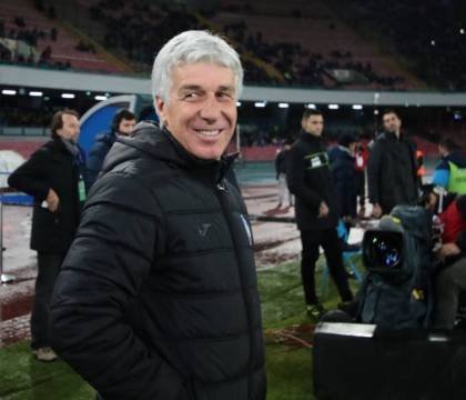 Gasperini: “Siamo nel gruppetto con Napoli, Roma e Lazio: non è deludente”