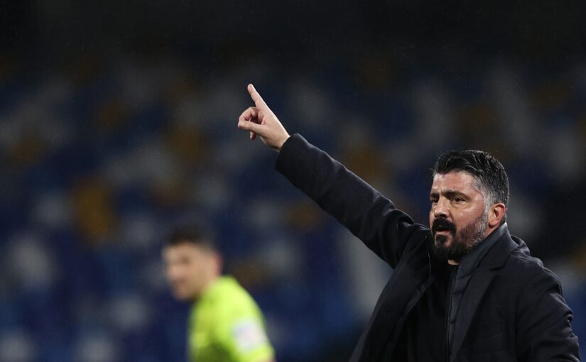 Gattuso, altro esame: De Laurentiis in tribuna con il Parma