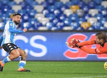 I 29 tiri del Napoli hanno prodotto appena 3 parate complicate del portiere dello Spezia
