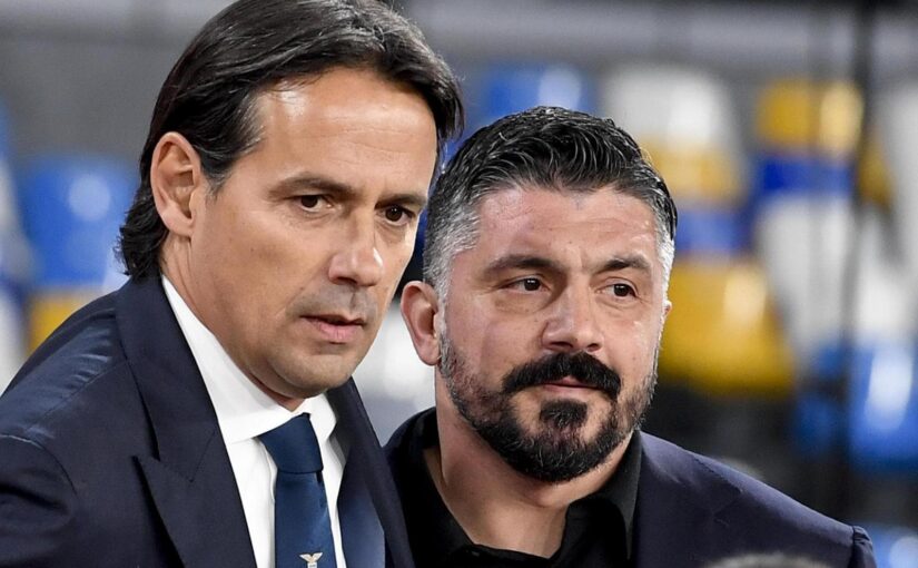 Inzaghi-Gattuso, scena in tv: ecco la battuta del tecnico del Napoli