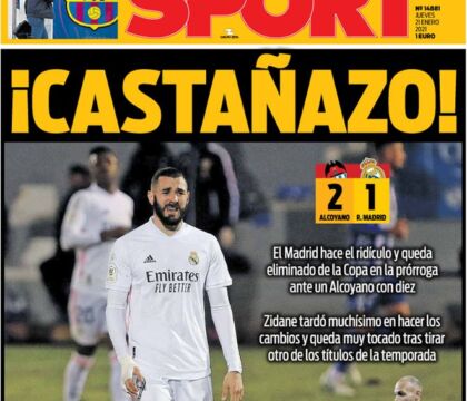 La Spagna infierisce sul “patetico” Real Madrid eliminato da una squadra di terza divisione
