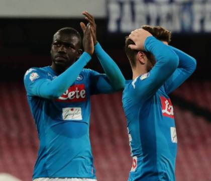 Mattino: Koulibaly e Mertens in campo mercoledì per uno spezzone di Coppa Italia