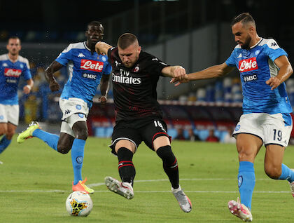 Milan, Rebic e Krunic positivi al tampone effettuato ieri