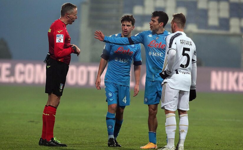 Moviola Juve-Napoli: Valeri, quel rigore dovevi vederlo live. E l’offside di Ronaldo…