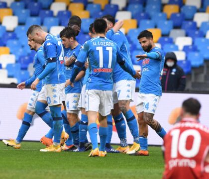 Opta: Per la prima volta nella sua storia il Napoli segna 5 gol alla Fiorentina