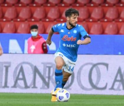 Repubblica: Fiorentina-Napoli, Mertens dovrebbe giocare mezz’ora nella ripresa