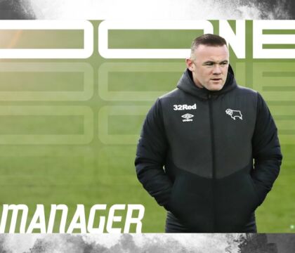 Rooney si ritira: è ufficialmente l’allenatore del Derby County