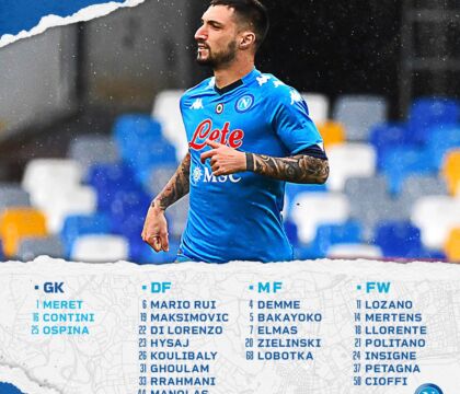 Supercoppa Juventus-Napoli, Petagna e Maksimovic sono tra i convocati