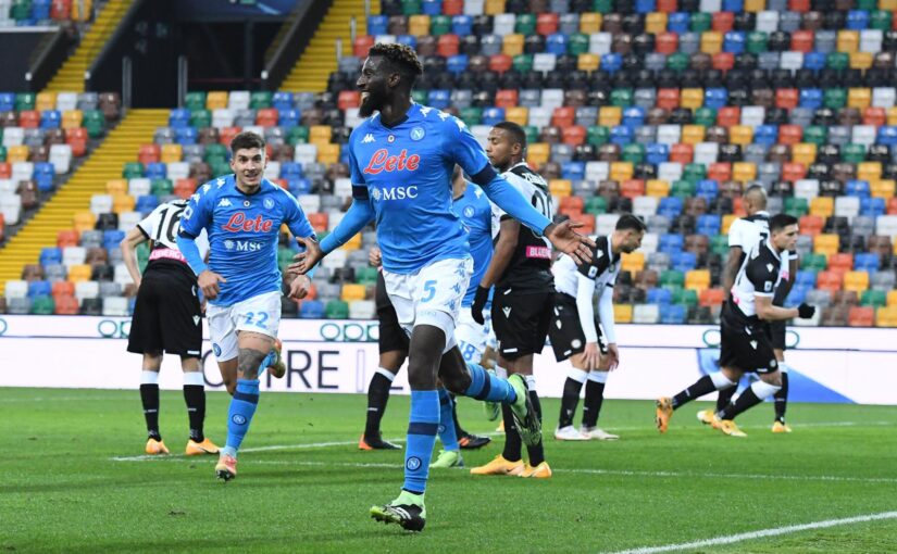 Udinese-Napoli 1-2: Bakayoko fa un regalo a Gattuso