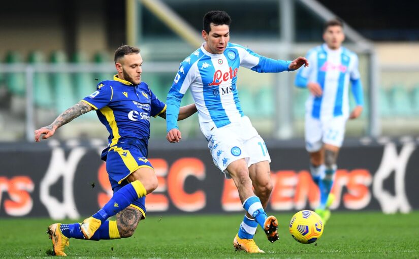 Verona-Napoli 3-1, il tabellino