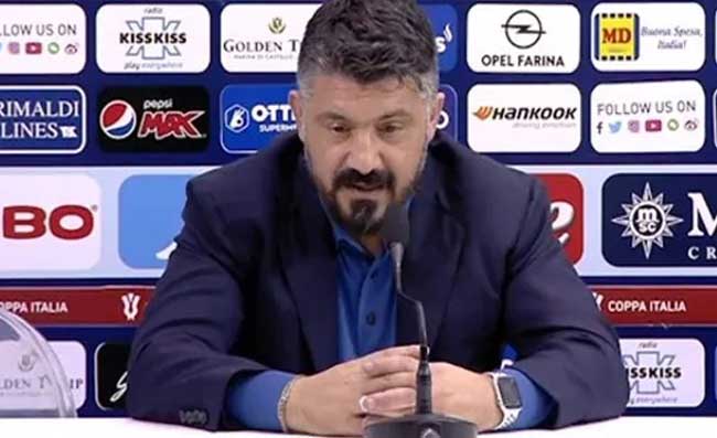 Gattuso: “Ci hanno surclassato sul piano fisico. Insigne poco brillante, deve voltare pagina”