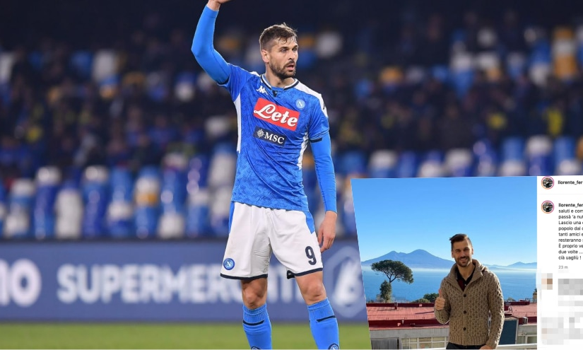 Llorente ai saluti: “È proprio vero che a Napoli si piange due volte”