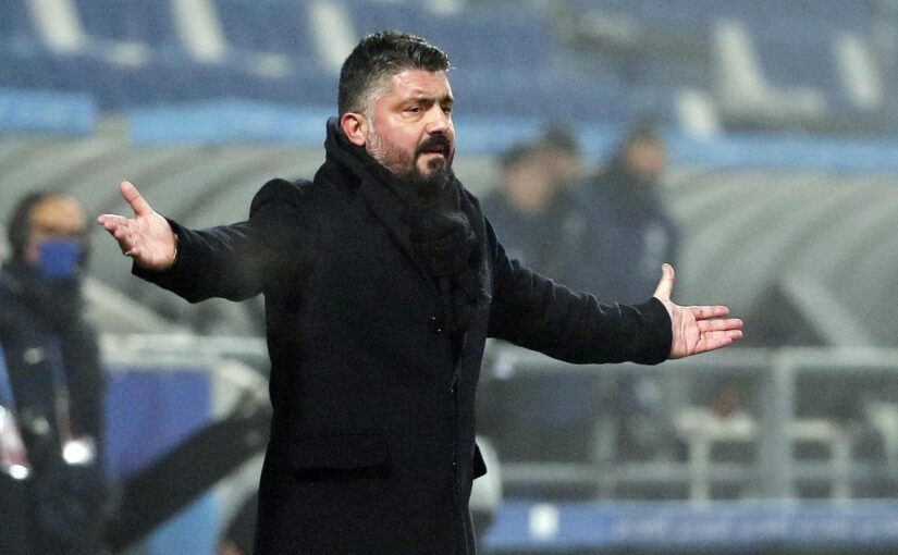 Napoli, Gattuso: “Insigne non ha colpe, gara a scacchi decisa da episodi”
