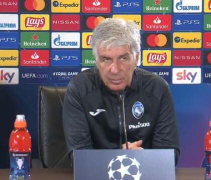 Gasperini: «Mi aspetto un buon Napoli. E’ una squadra forte, con dei valori»