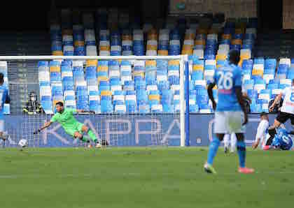 Sky: la probabile formazione del Napoli contro l’Atalanta