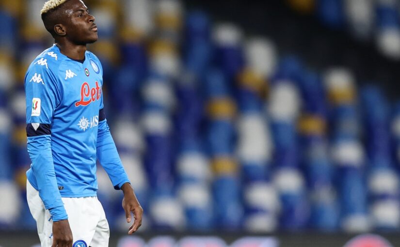 Il Napoli: “Non sappiamo se Osimhen abbia avuto la variante Covid”