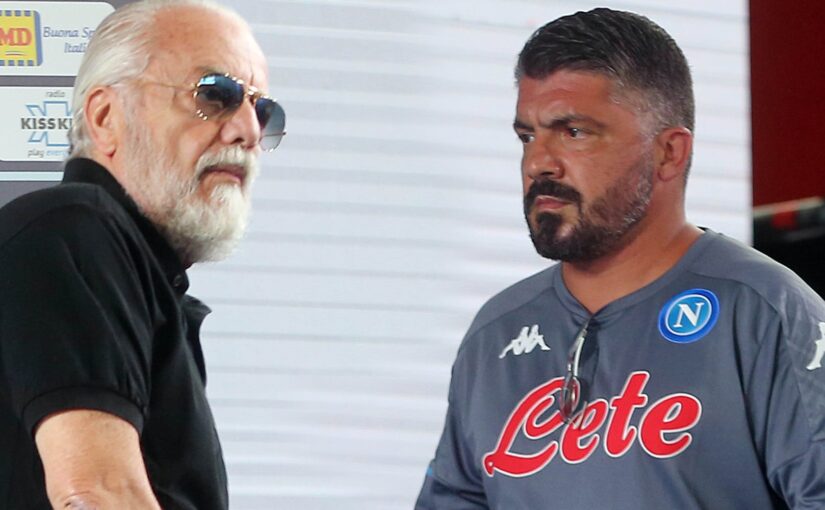 “Napoli, urge l’intervento di De Laurentiis. A Gattuso serve fiducia”