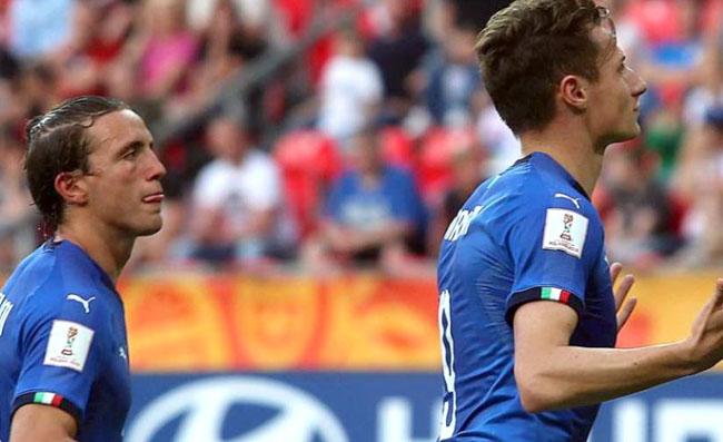 Europei U21, Italia-Repubblica Ceca: 1-1, Scamacca illude. Due azzurrini espulsi