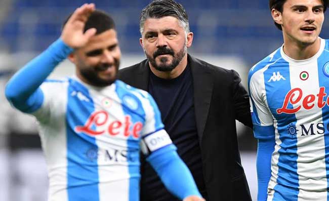 Napoli, Gattuso prova a consolare (invano) un azzurro triste: “Pensa a lavorare”