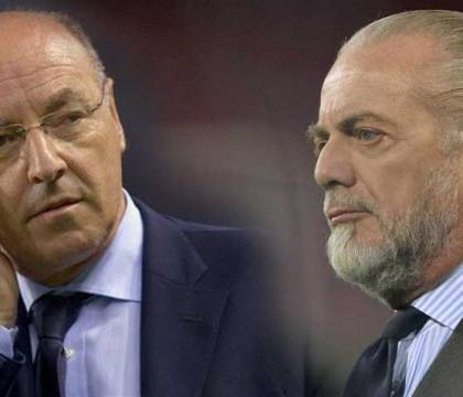 De Laurentiis difende Marotta e Scaroni: «Sono dirigenti che attaccano l’asino dove vuole il padrone»