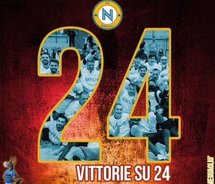 Futsal FF Napoli, stagione da record: 24 vittorie in 24 partite