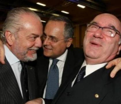 Gazzetta: “De Laurentiis e Lotito continuano a proteggere Juventus e Inter nonostante la Superlega”