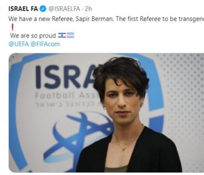 In Israele ci sarà il primo arbitro transgender della storia del calcio
