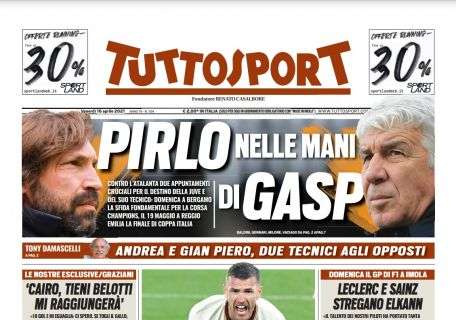 PRIMA PAGINA – Tuttosport: “Grazie Roma!”