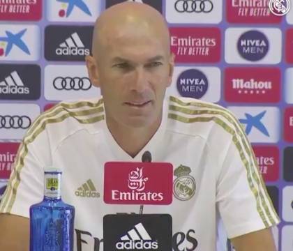 Zidane: “È assurdo pensare che non giocheremo la Champions l’anno prossimo”