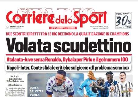 PRIMA PAGINA – CdS: “Volata scudettino”