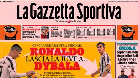PRIMA PAGINA – Gazzetta: “Inter, come un match ball: a Napoli per la 12esima vittoria di fila”