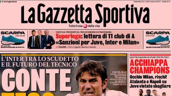 PRIMA PAGINA – Gazzetta: “Superlega, lettera 11 club di A. Sanzioni per Juve, Inter e Milan”