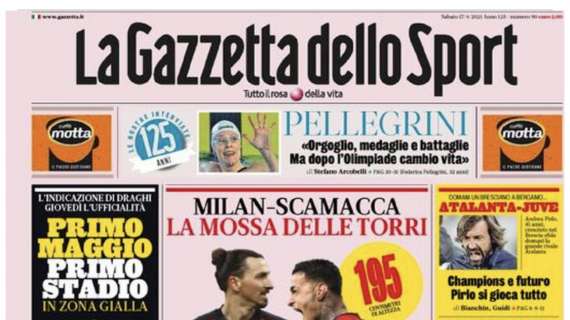PRIMA PAGINA – Gazzetta dello Sport: “Altezza Ibra. Firenze vuole Gattuso”