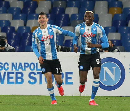 Alvino: Napoli-Cagliari, giocano Lozano e Osimhen