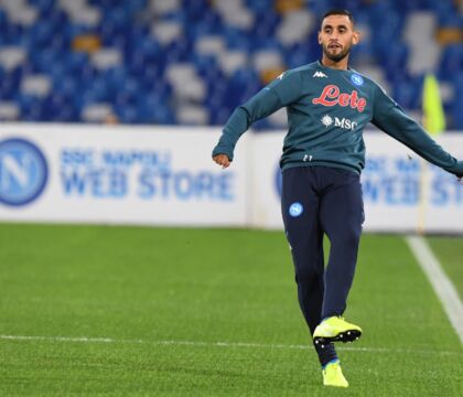 Ghoulam, controllo positivo al ginocchio a Villa Stuart