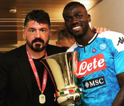Koulibaly saluta Gattuso: «Avrò sempre stima e riconoscenza per te e il tuo staff»