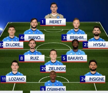 Napoli-Verona, Alvino dà la formazione: giocano Bakayoko e Lozano